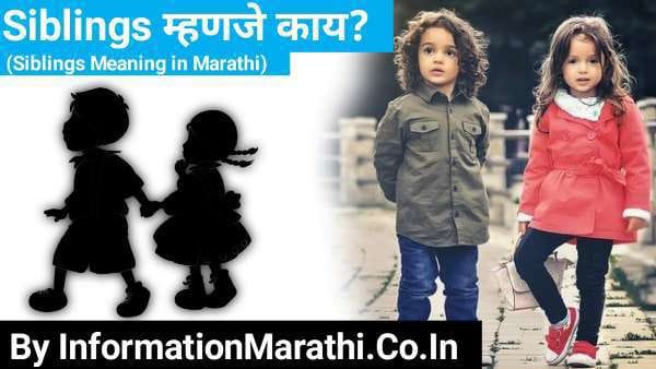 Siblings Meaning in Marathi