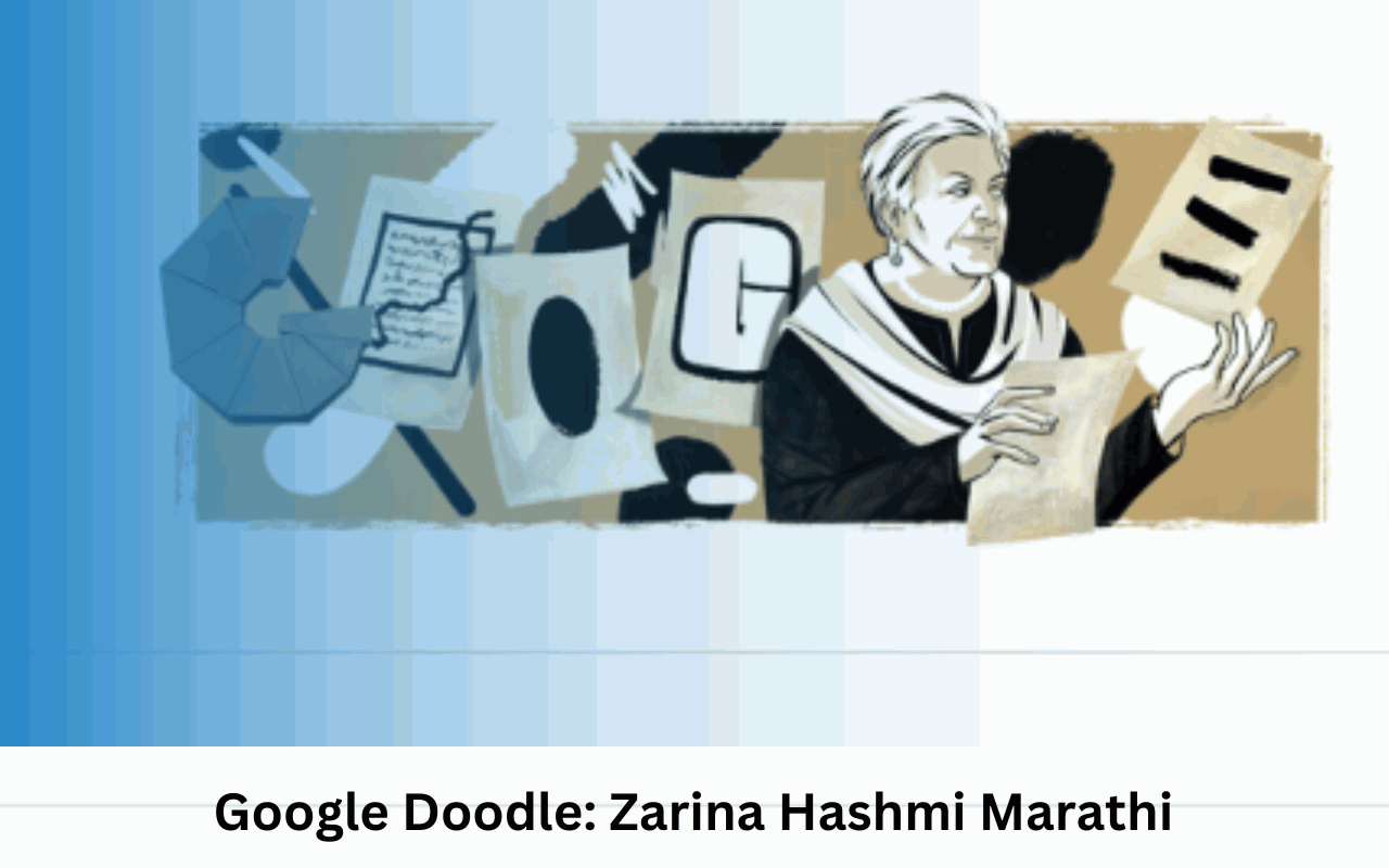 Google Doodle: Zarina Hashmi Marathi
