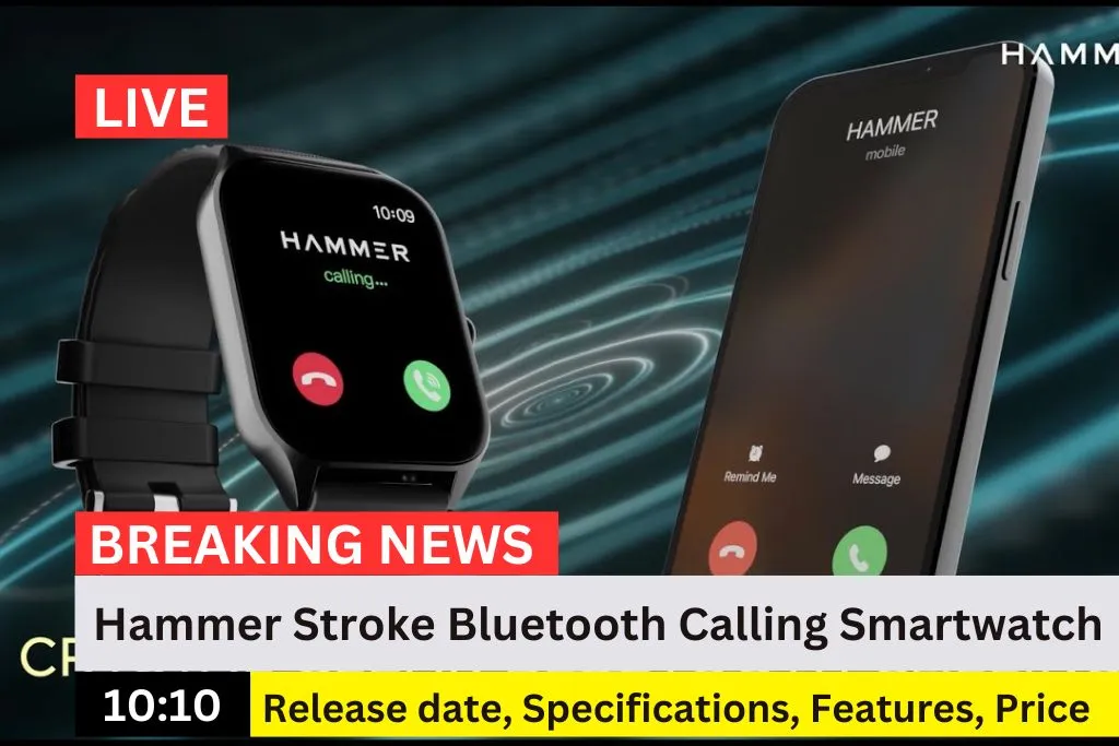 Hammer Stroke Bluetooth Calling Smartwatch
